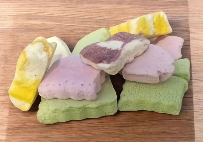 بستنی خشک میوه ای با طعم طبیعی